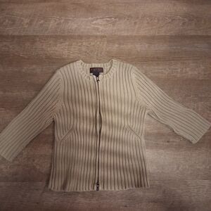 Ralph Lauren Beige Ribbed Sweater